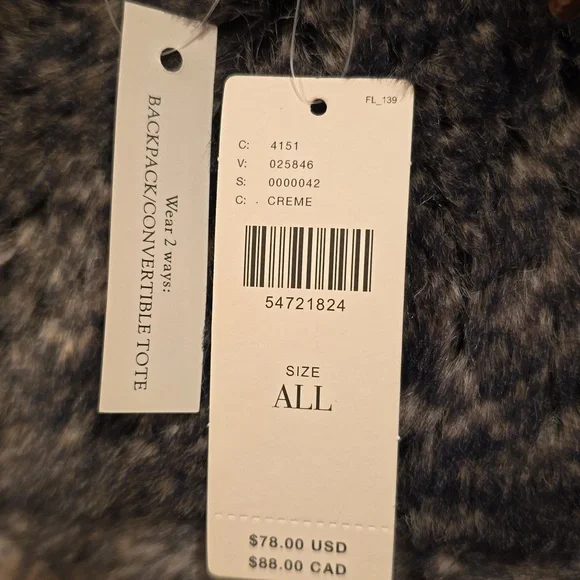 Anthropologie Cream and Brown Tote Bag - Picture 7 of 7